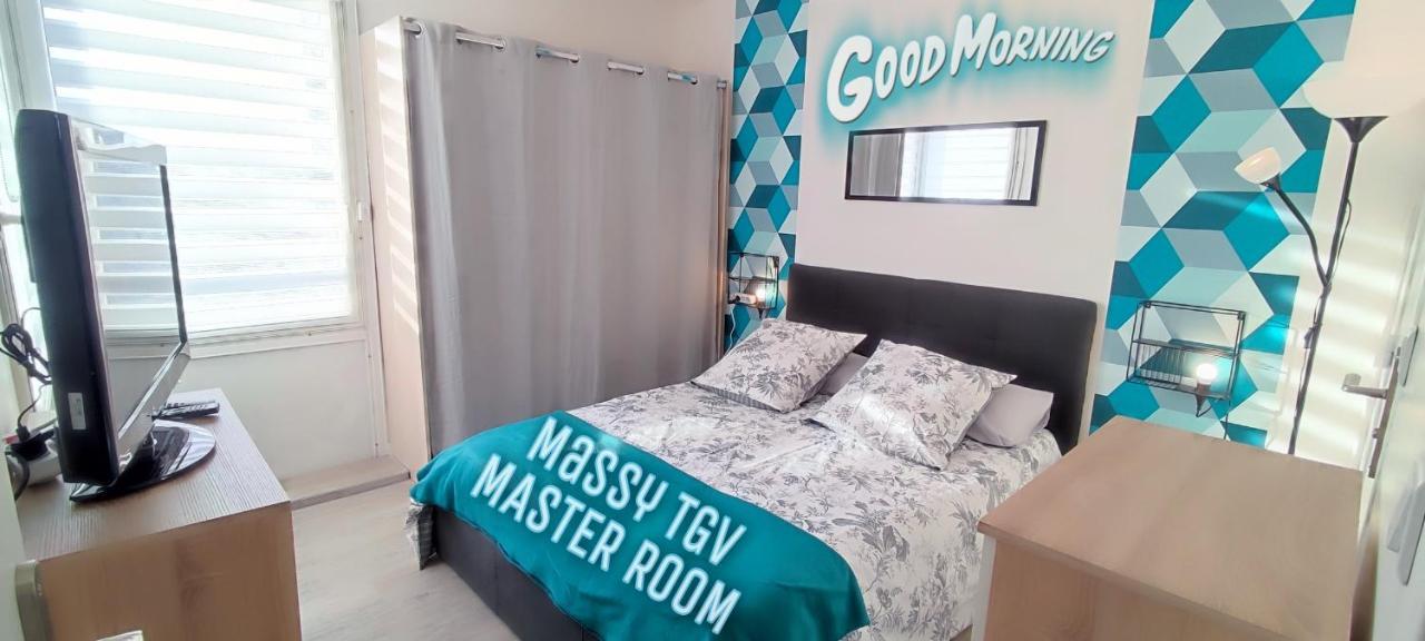 T4 Massy Tgv By Beds4Wanderlust - 80M2 Avec Terrasse Et Bureau - Proche Coulee Verte - Ideal Pro Ou Famille Massy (Essonne) Exterior foto